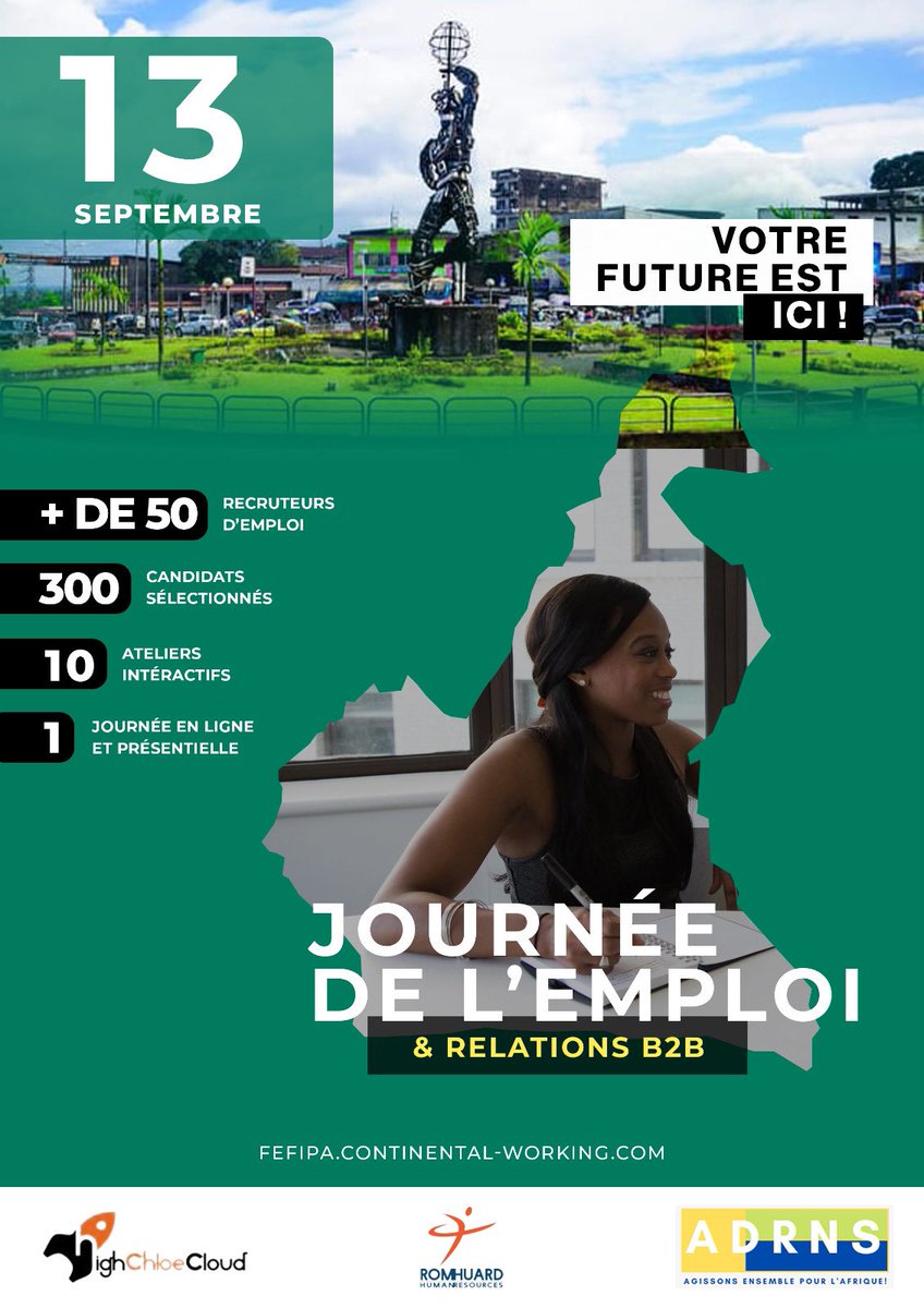 HighChloeCloud's tweet photo. https://t.co/ZDgVp707wQ Agissons ensemble pour l’emploi #Employment4Africa @Vendoris @Amelie_Favre @FrancoisCousin @Apecfr @poleemploi_IDF @poleemploi_LAB @Karen_DEMAISON @FloSaubatte #HighChloeCloud #HR #RH https://t.co/BKuF8Wlgql