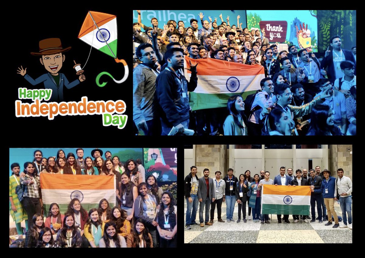 kavindrapatel's tweet image. To all my 🧡🤍💚 India Trailblazer 
परिवार-parivar-family, Happy 🇮🇳 Independence Day! 🙏🏾🤠