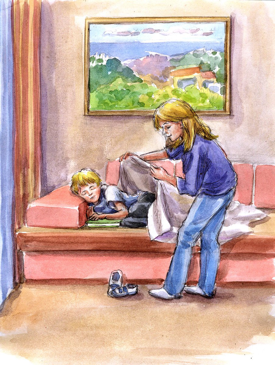 TatianaBelArt's tweet photo. Illustrations for "Dad For Borrow" book, by Ayelet Hashahar Lubin

#bookillustration #bookillustrations #bookillustrator #childrensbook #childrensbookillustration #childrensbookillustrator #childrensbookillustrations #artoftheday  #illustration #illustrationartists #kidanddog https://t.co/neytG8fW6j
