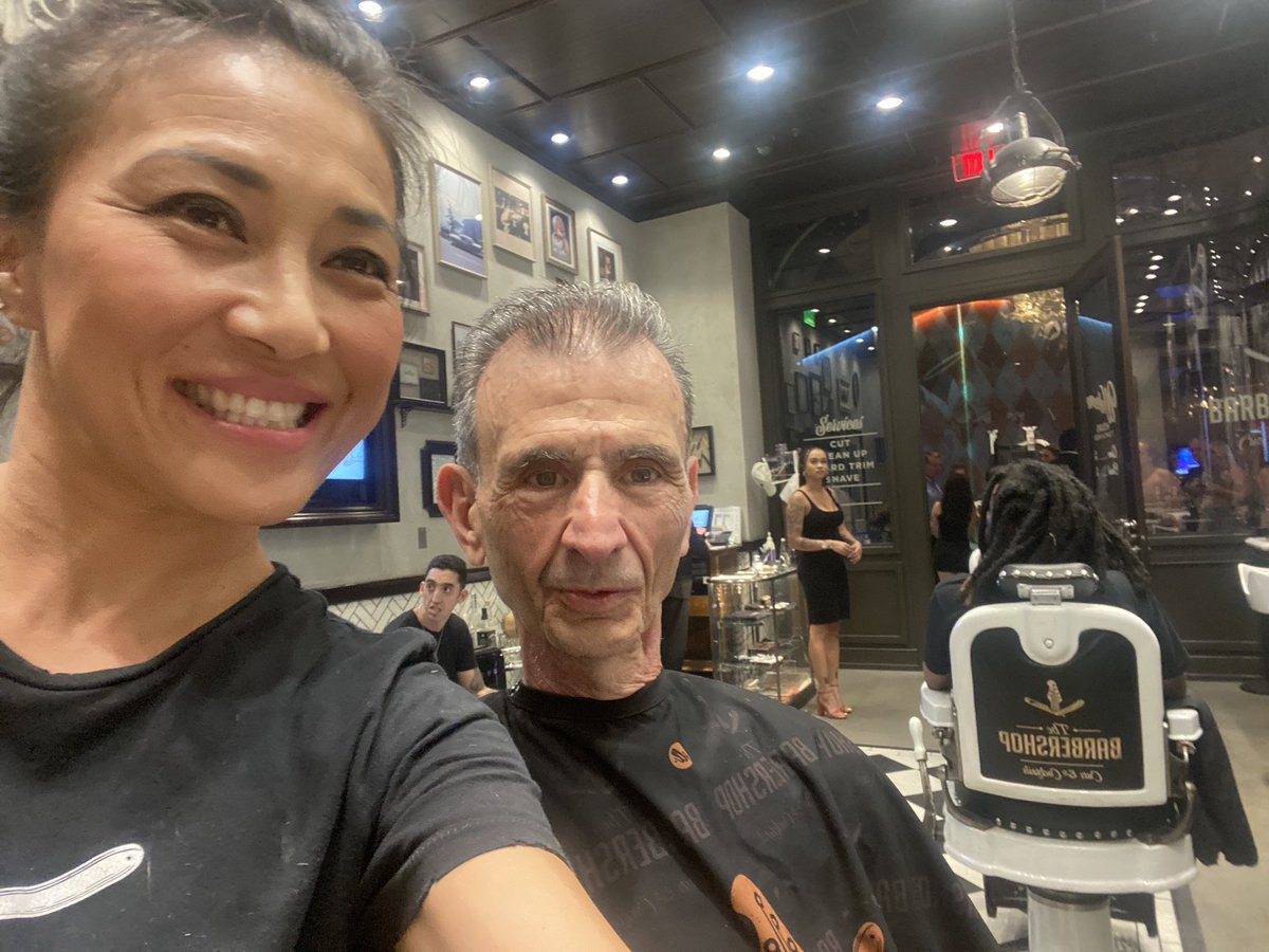 ncutrone's tweet photo. VTW2022…learned about the “Barber Shop” today at globetrotting session.  Yes it is a real barber shop and the entrance to a Prohibition Era “Speakeasy” bar/club in the Cosmopolitan Hotel. ⁦@Virtuoso⁩ #Virtuosotravel #virtuosotravelweek https://t.co/T2QIwxoKSB