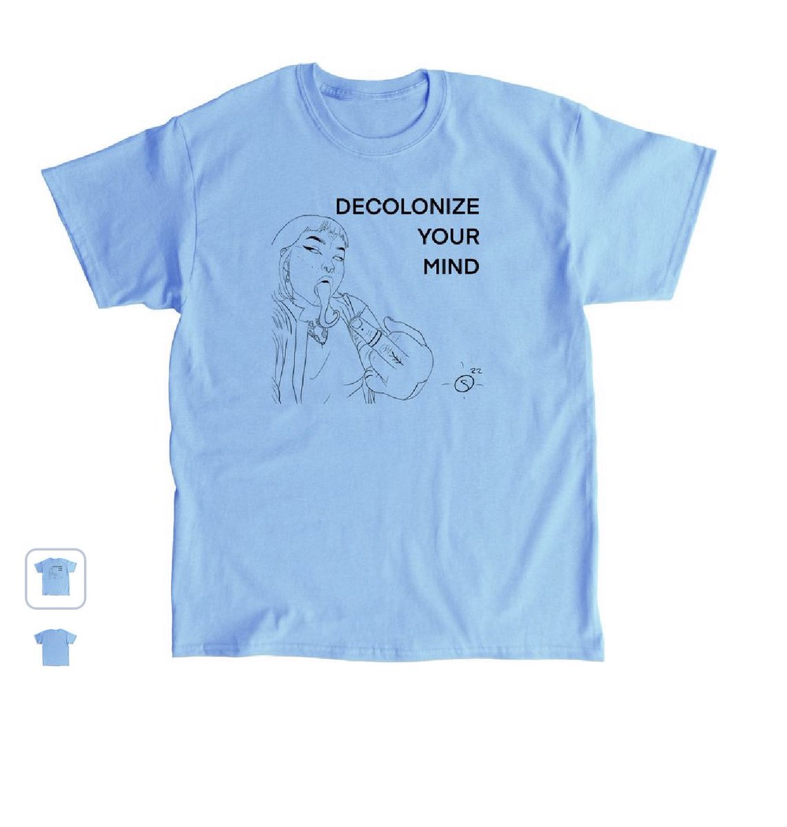 xxMidnightSunx's tweet photo. “decolonize your mind” merch now available! Comes in different colors❤️‍🔥

https://t.co/dPwPBq6ML1 https://t.co/FJSIMAqTzO