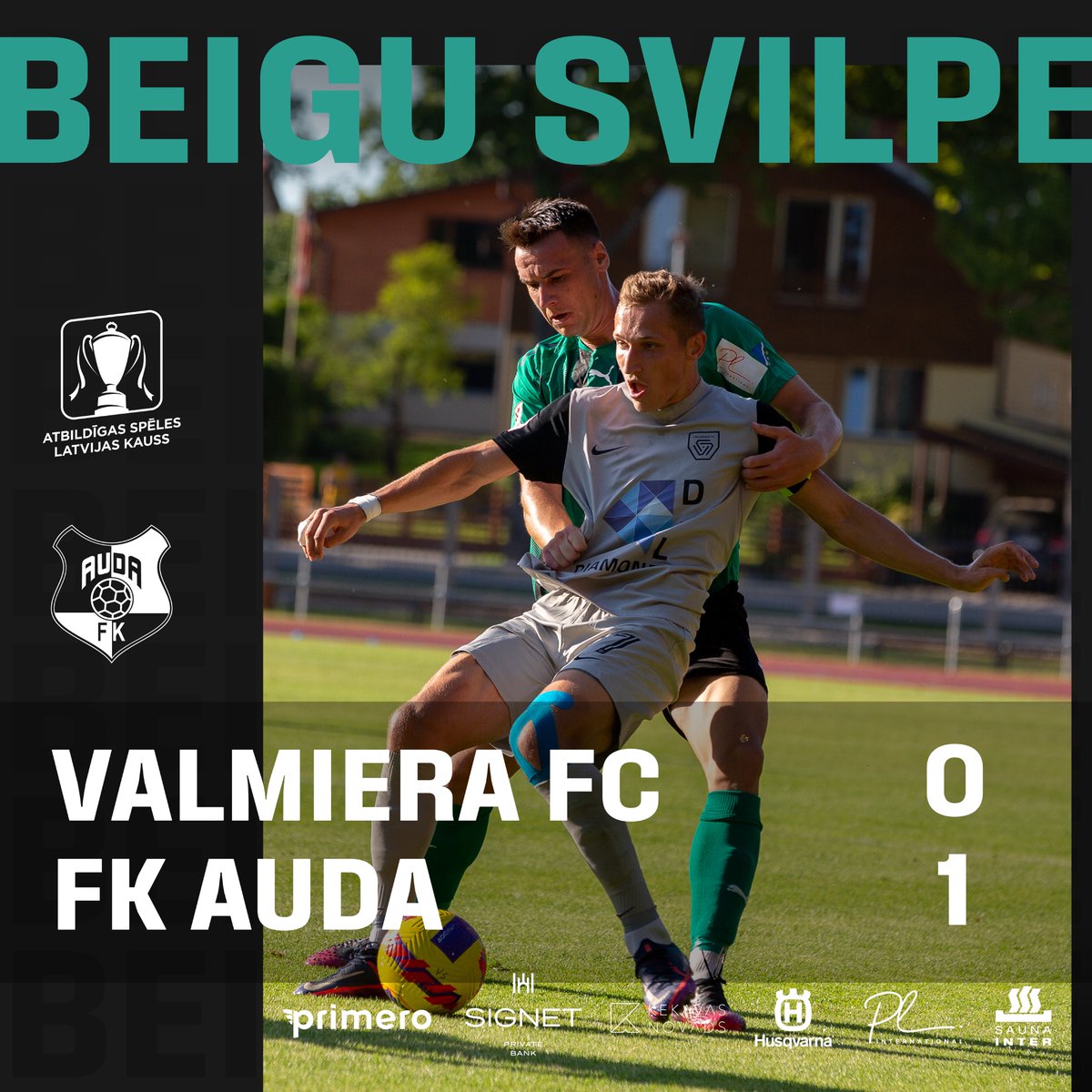 Kas. Par. Komandu. Caur 11 metru sitienu sēriju izkapājam kausa pusfinālu.💚🖤 #AtbildīgaSpēle
