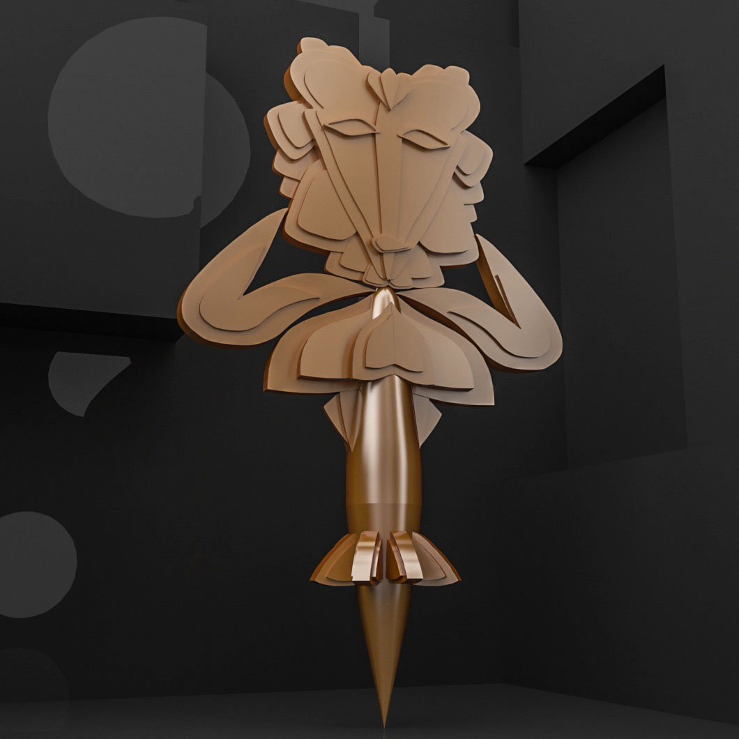 Our New NFT🤩
Design by:<a href="/Drmamad6/">Dr.mamad</a> 
Visualization:<a href="/saberehalavii/">sabereh alavii</a> 

Opensea link 👇👇👇
opensea.io/collection/war…

#nftcommunity #nftspaceship #tntnft #nftdrop #nftartwork #nftartists #nfts
#3dsMax #vray #3dnft #flower #war #opensea