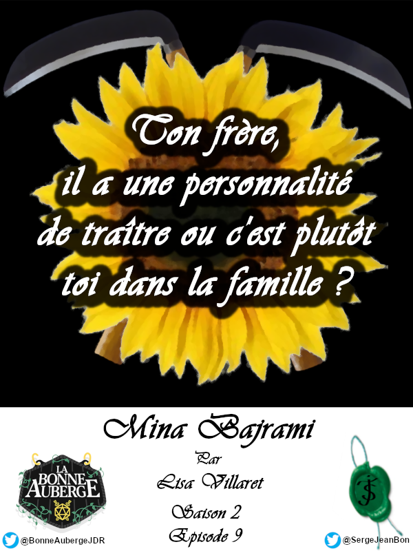 SergeJeanBon's tweet photo. Brèves de Comptoir à La Bonne Auberge
n°44
En attendant l'arrivée de la Saison 3 de #LaBonneAuberge, le médaillon du #Concursum nous livre quelques extraits de conversations captés lors des aventures de la #CompagnieDuBaluchon
@BonneAubergeJDR #LBA #LBACommunity #DnD #JDR https://t.co/wVVyyLUwoT