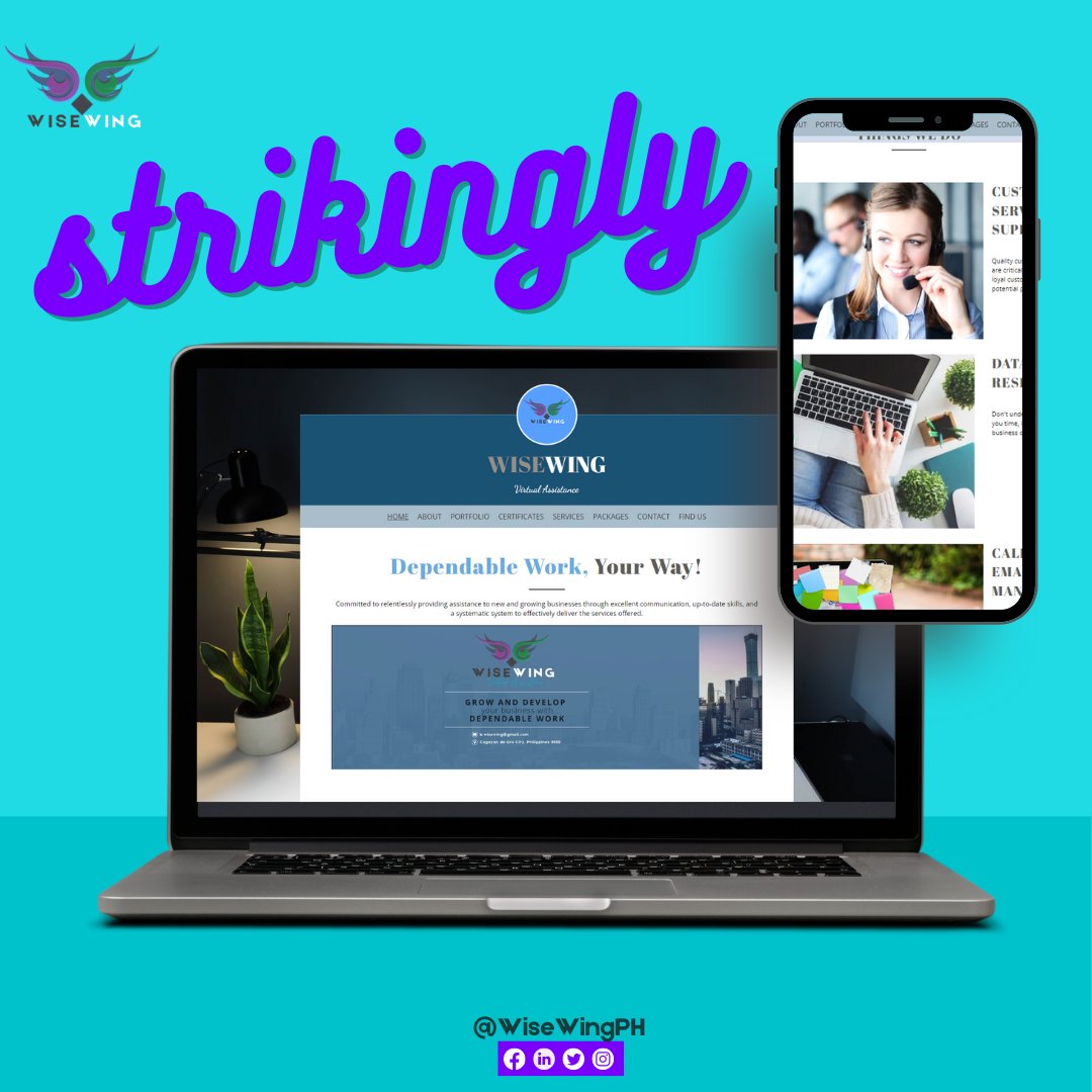 WiseWingPH's tweet photo. Want to hire us? Send us a message at b.wisewing@gmail.com and let’s talk! More updates? Follow us on our social media accounts! 

#WiseWingPH 
#wisewing  
#wisewingvirtual  
#wisewingvirtualAssistant
#wisework 
#remote 
#virtualjob
#virtualjobph 
#freelancer  
#VirtualAssistant https://t.co/Hgj8U8FB5m