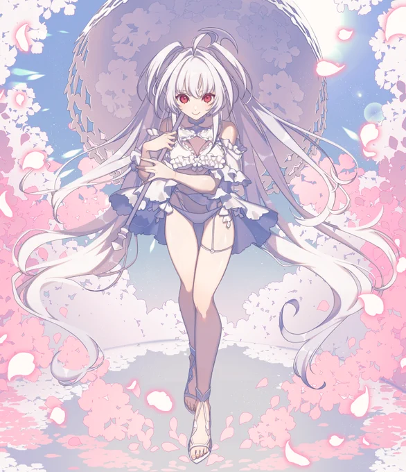 描いたら出るかなと思って描いてしまった水着プーリン…(#FGO : Lady Avalon) 