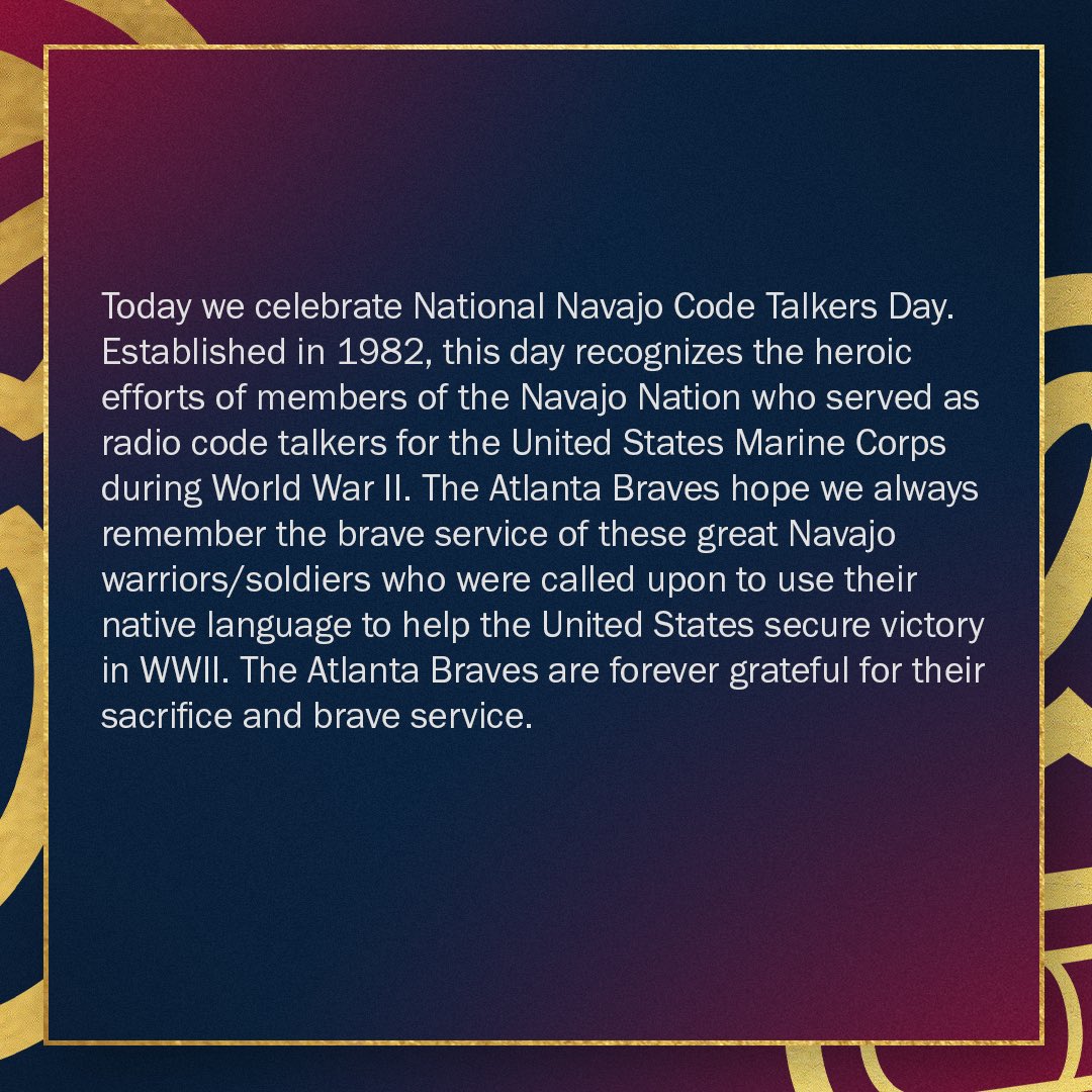 Today we celebrate #NavajoCodeTalkersDay: