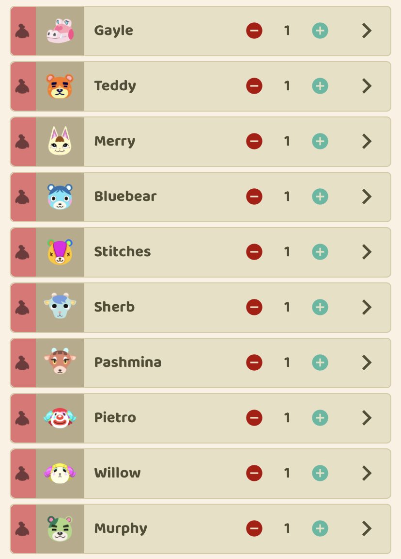 IslandEvergreen's tweet photo. The intense urge to just rip out my whole island and change the vibe and the lineup 

Like look at these theoretical lineups?? So nice??? https://t.co/e4rO9Aq0eb