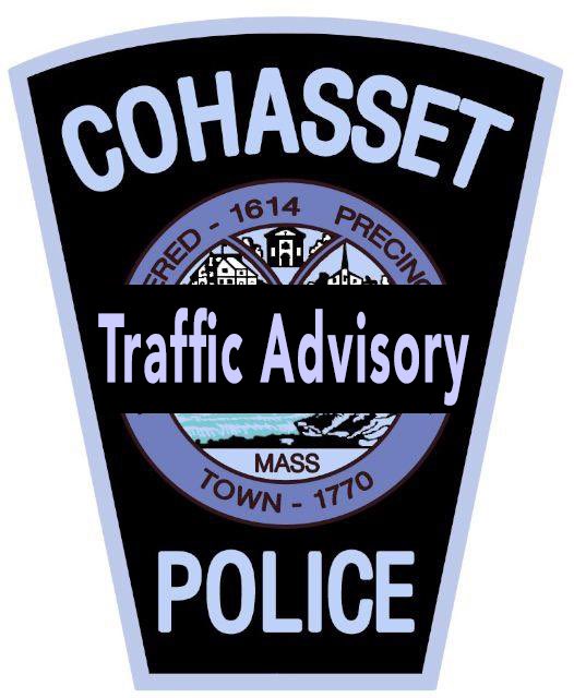 CohassetPolice's tweet photo. Motorcycle Run entering #Cohasset within next 10-mins. Large group
 supporting #CopsforKidswithCancer coming in via West Corner and traversing Jerusalem Rd and Atlantic Ave. Use caution! https://t.co/8SJdkIiLPS