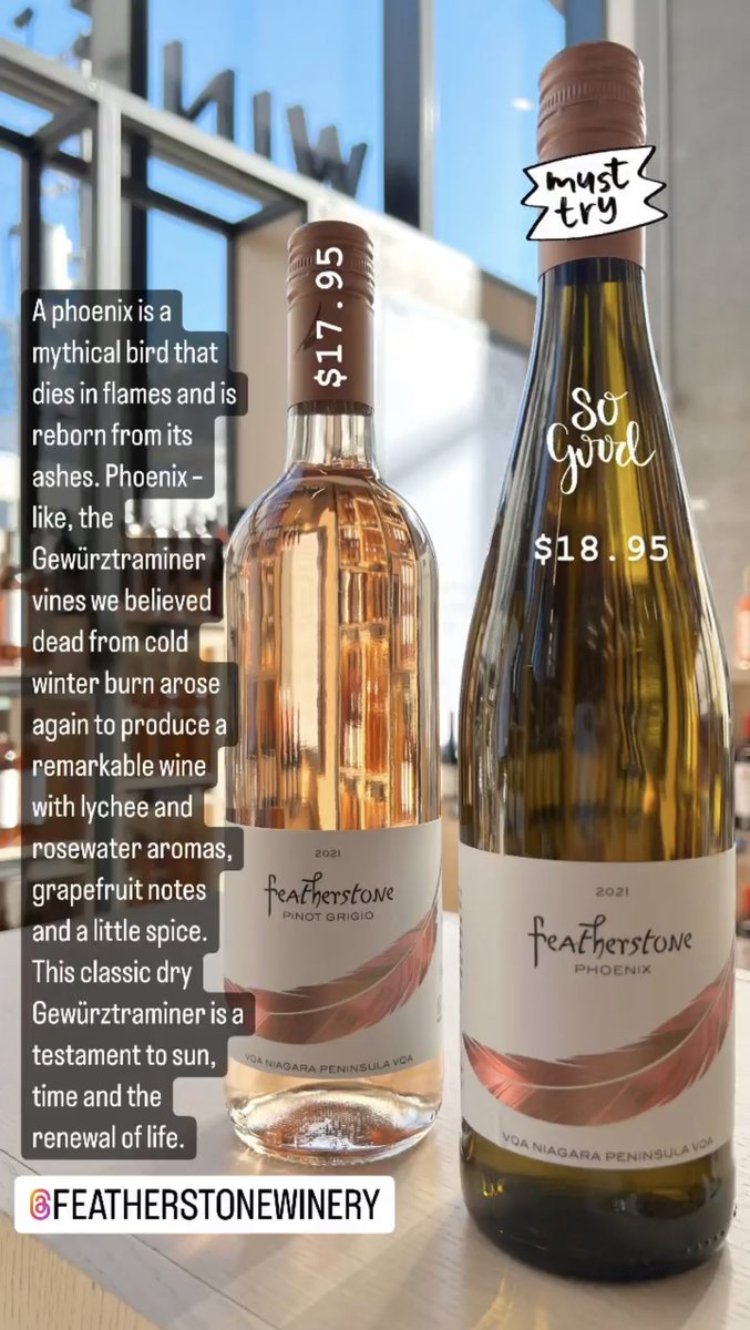 TorontoVino's tweet photo. Supporting local has never been easier with such great wines coming out right out of our own backyard! Just released at #LCBO these are your summer sippers! Cheers! 
#Wine #VQA #OntarioWine @WineCountryOnt @featherstonewne https://t.co/TQ7WhqHrlR