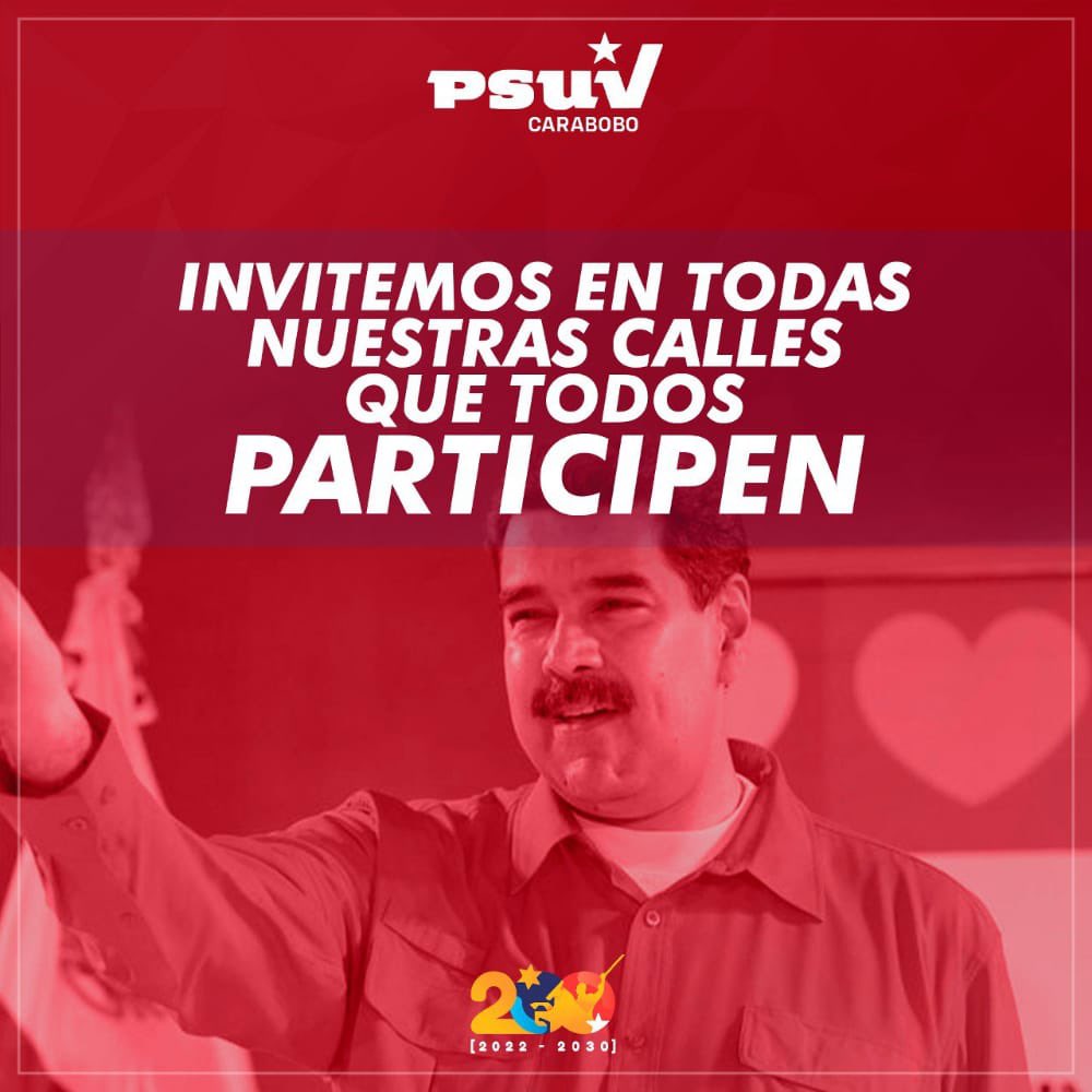 Vamos con fuerza Chavista al proceso de renovar las bases de nuestro <a href="/PartidoPSUV/">PSUV</a> <a href="/dcabellor/">Diosdado Cabello R</a> nosotros Venceremos