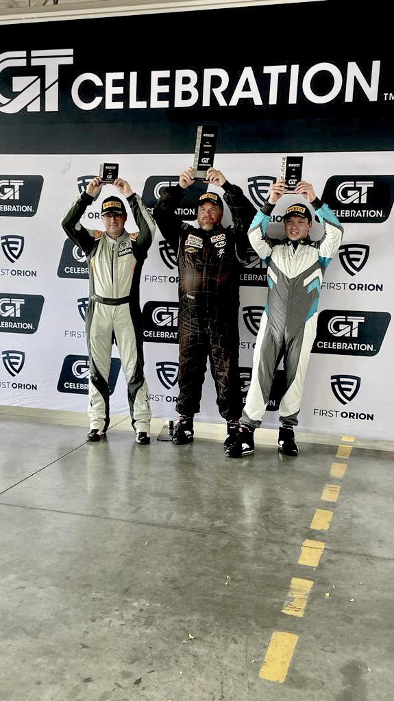 And on the podium at the GT Celebration in Utah.