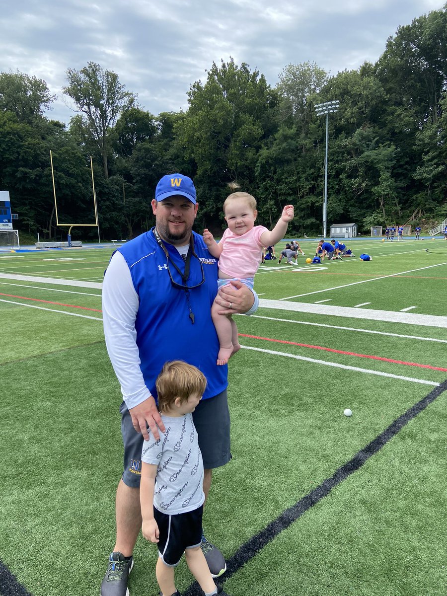 Had some special guests today on <a href="/WidenerUniv/">Widener University</a> campus and <a href="/Widener_FB/">Widener Football</a> practice.

#RollPride #FaithFamilyFootball