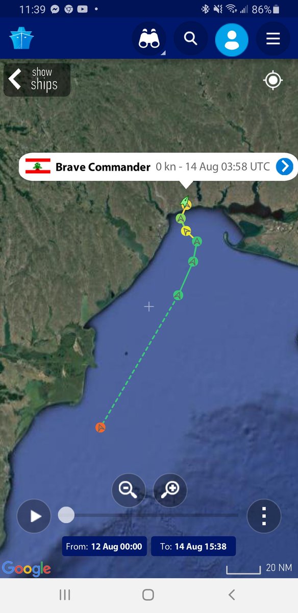 mercoglianos's tweet photo. Bulker #BraveCommander is loading in #Yuzhny.  It is great to see ships sailing into #Ukraine but the numbers are very small and even the ships are not that large.  

This is an issue of convincing the owners and obtaining sufficient war-risk insurance to cover the vessel. https://t.co/ByaDc02r2m