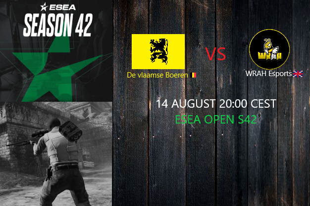 REDEMPTION DAY ❗️❗️❗️
De Vlaamse Boeren 🇧🇪 VS @WRAHEsports 🇬🇧
20:00 (CEST) twitch.tv/devlaamseboeren
#boerenation #DVLB