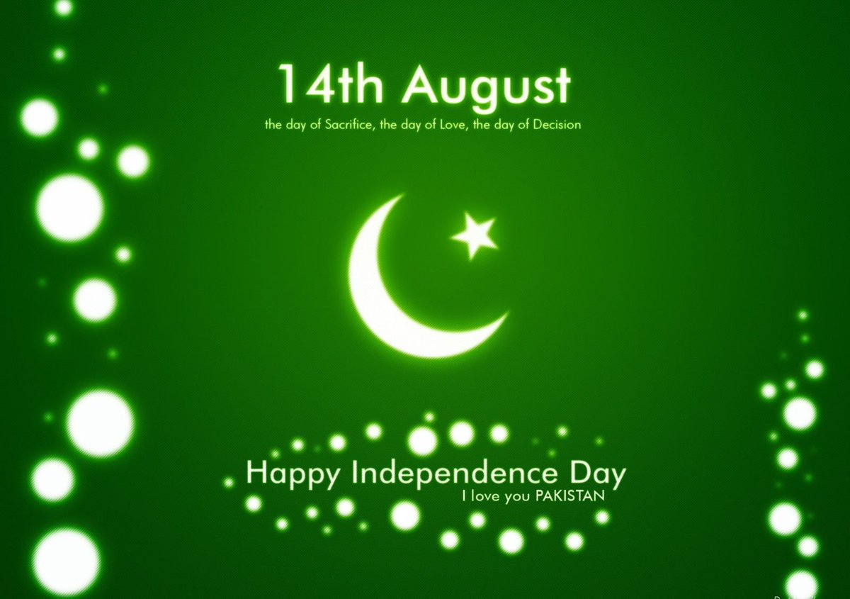 Happy Independence Day 
#Pakistan