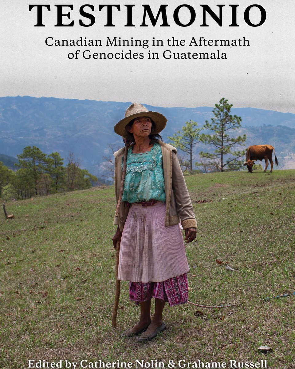 cnolin's tweet photo. It's course text adoption season

TESTIMONIO features those who have stood up to fight ‘projects of destruction’ called ‘development’ by CDN mining companies in Guatemala + more

If you adopt it, we will be very happy to Zoom in &amp; speak with your students

https://t.co/7NP0RfsEXs https://t.co/mvOAkPRoBx