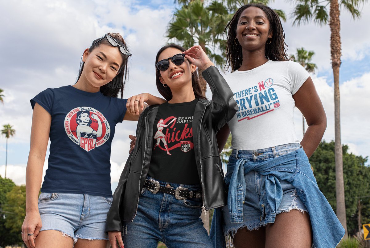Teambrown Apparel (@teambrwnapparel) on Twitter photo ICYMI - We've got a sale going on. Show your love for
<a href="/LeagueOnPrime/">A League of Their Own</a> with your Officially Licensed
<a href="/AAGPBL/">AAGPBL Official</a> gear - Use NOCRYING for 15% off
teambrownapparel.com/pages/aagpbl
#FindYourTeam #LeagueOfTheirOwn #AskAbbiAnything ICYMI - We've got a sale going on. Show your love for
<a href="/LeagueOnPrime/">A League of Their Own</a> with your Officially Licensed
<a href="/AAGPBL/">AAGPBL Official</a> gear - Use NOCRYING for 15% off
teambrownapparel.com/pages/aagpbl
#FindYourTeam #LeagueOfTheirOwn #AskAbbiAnything