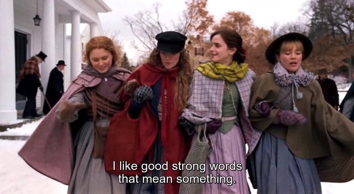 pridenprcjudice's tweet image. little women (2019) dir. greta gerwig
