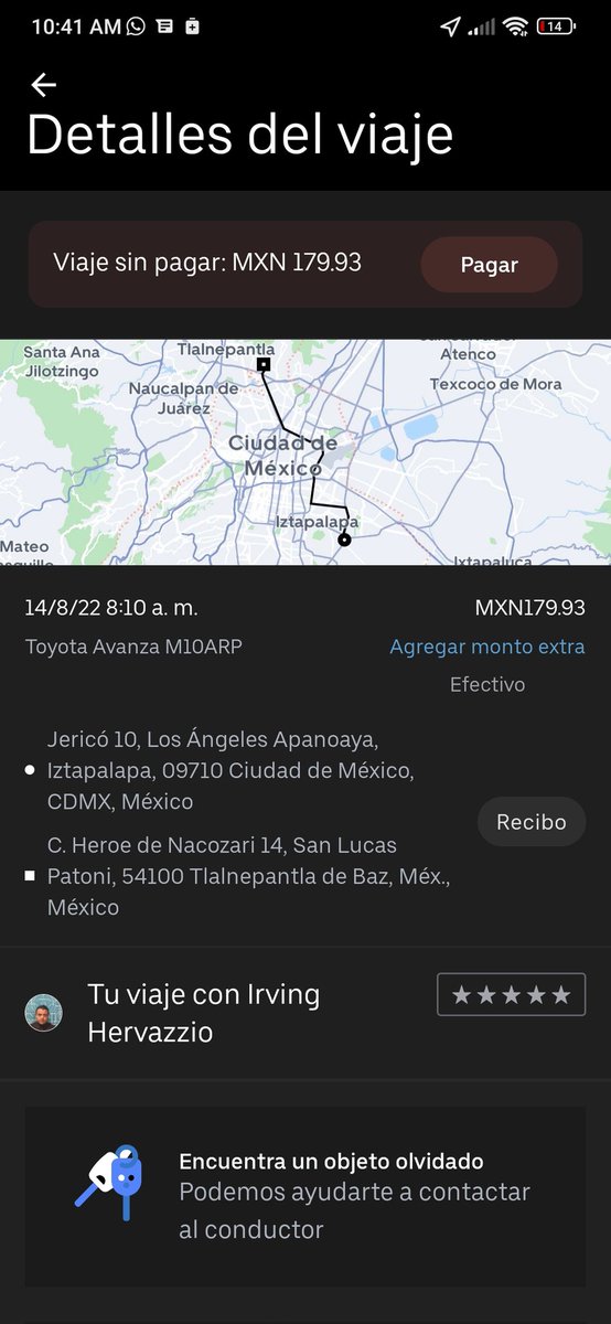 Kurama_'s tweet photo. @Uber_Support buen día me puedes apoyar por favor con un cobro pendiente que me marca la aplicación que se realizó el día de hoy que se le pago al conductor en efectivo el día de hoy 
Mi correo electrónico es kurama_1984@hotmail.com
Monto pagado 180 pesos
Teléfono 5534089520 https://t.co/6CsBYECVs3