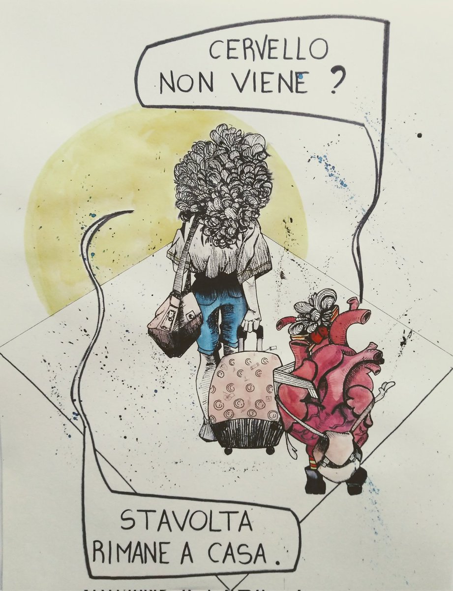 ValentinaPrisca's tweet photo. ❤️Heart vs Brain🧠

#disegnetti #prisciforbussake #heartvsbrain #brain #heart #Travel #comic #fumetto https://t.co/3FFBrLjgEX