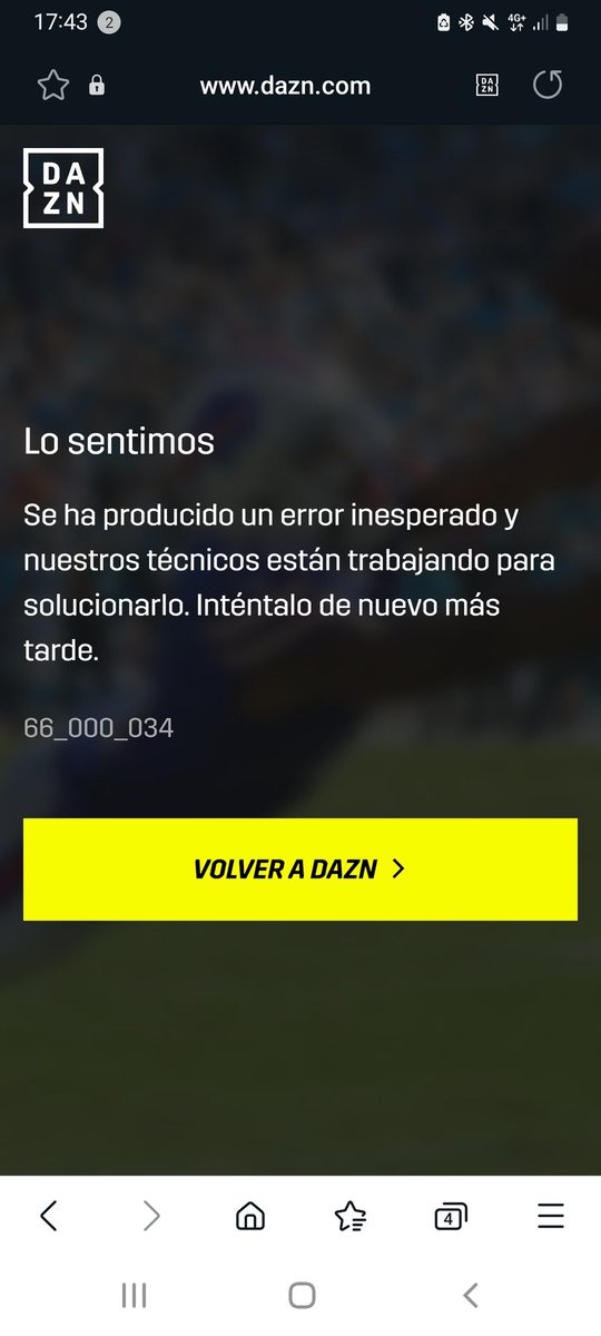 JaimeAbad9's tweet photo. @DAZN_ES no puedo entrar en mi cuenta,ni por la app ni tampoco utilizando el navegador. https://t.co/p9AODd9dym
