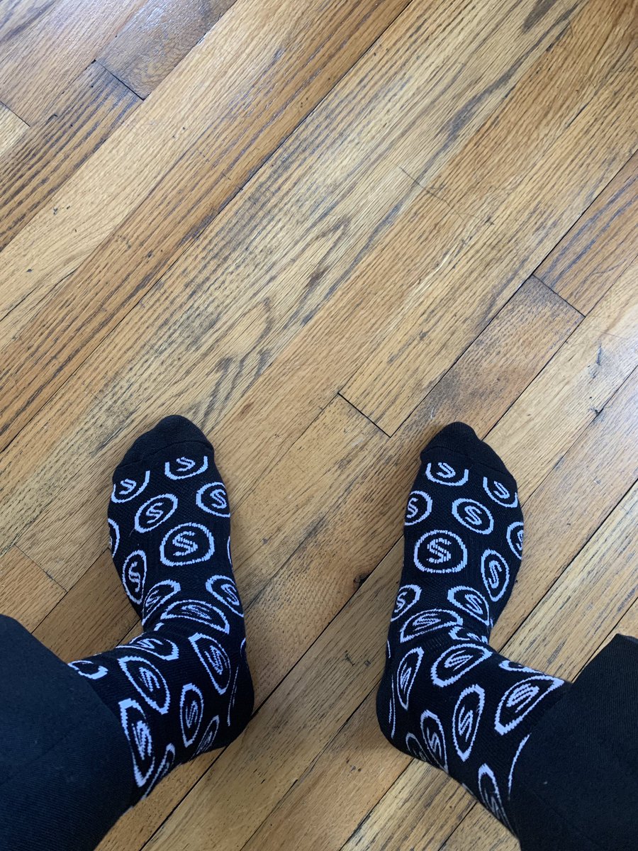 JoeMarchh's tweet photo. Rocking the $SCRT socks today. Wen $2 https://t.co/GcTLk1BHUA