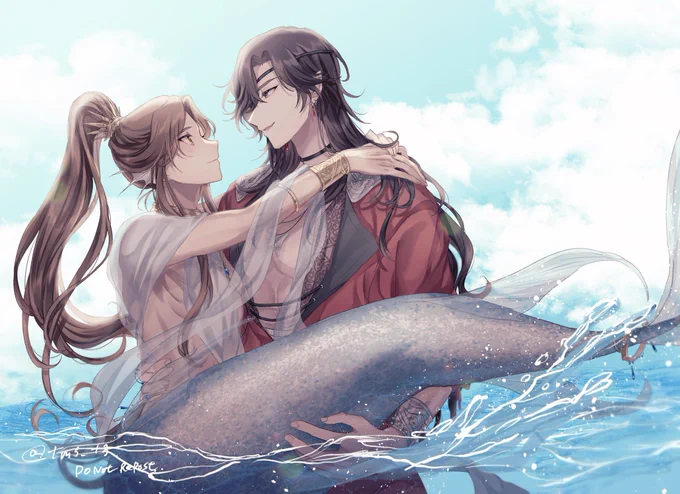 人魚AU花怜 