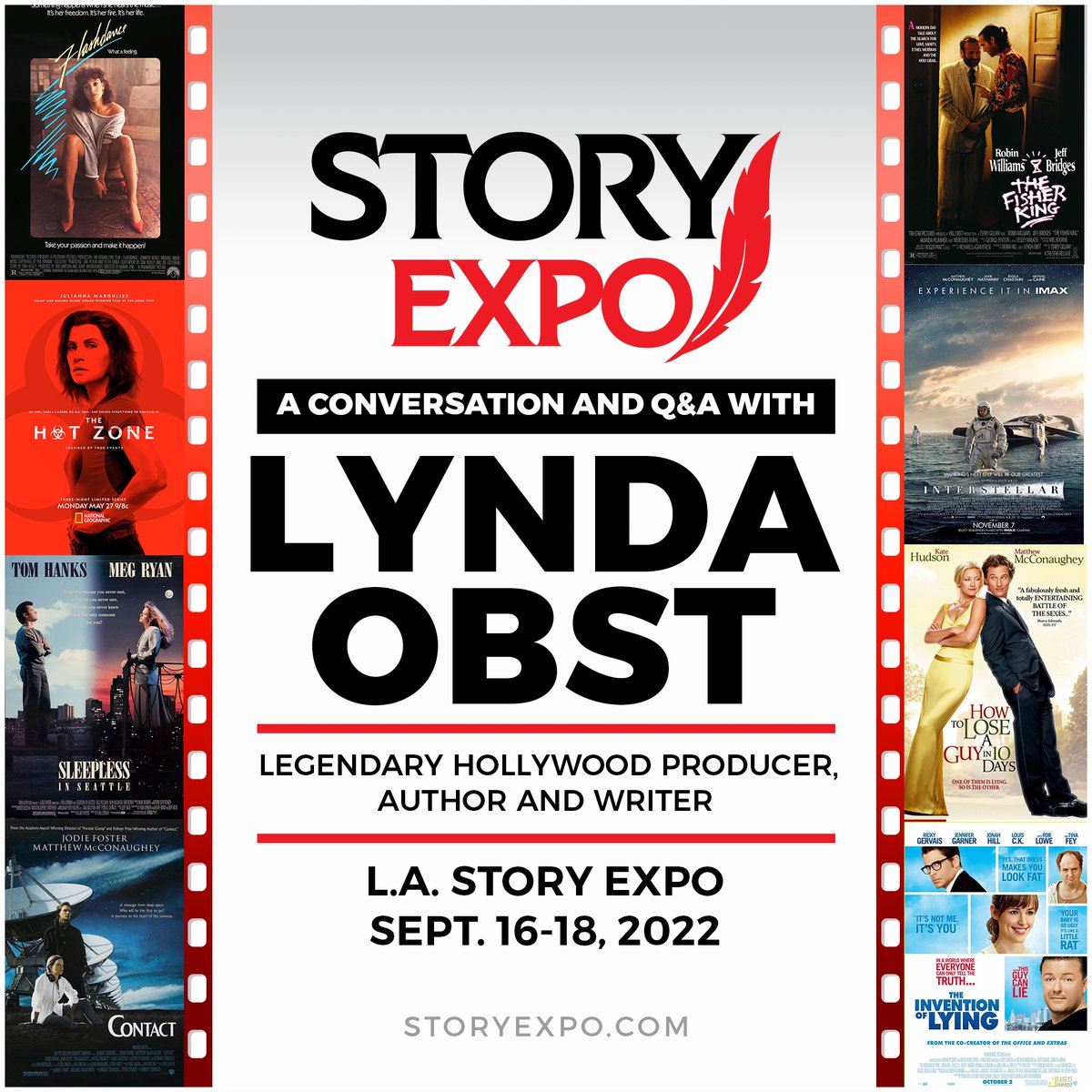 LA Story Expo - Sept. 16-18, 2022 - The World's Biggest Expo for Writers &amp; Storytellers! Over 75 Sessions, Industry Panels, Star Speakers, Networking, Pitching Room, Exhibitors &amp; More. storyexpo.com #screenwriting #screenwriter  #storytelling <a href="/WomenInFilm/">WIF</a> <a href="/THR/">The Hollywood Reporter</a> <a href="/Variety/">Variety</a>