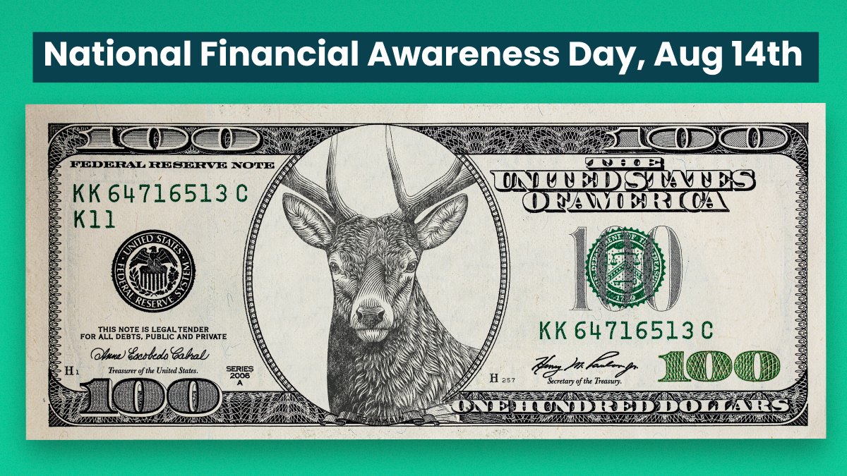gocaribou's tweet photo. Today is #NationalFinancialAwarenessDay!💸

With only 4 months left in 2022, this is the perfect time to check over your budget, savings goals, and more! https://t.co/cs4U29XcKx