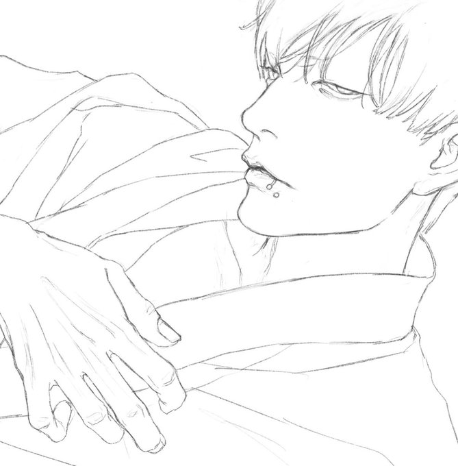 ラフ途中🤔✍️ 