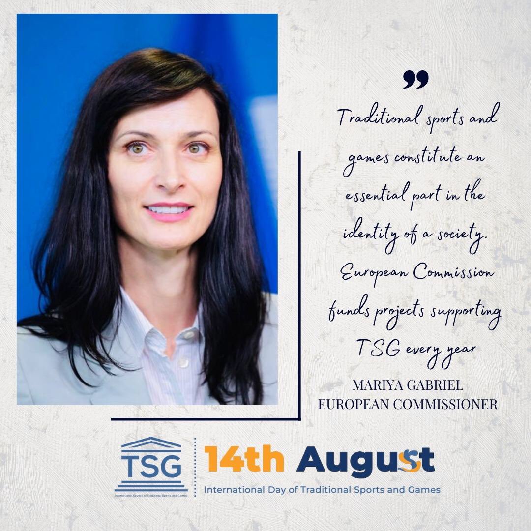 theictsg's tweet photo. Her Excellency Mariya Gabriel, European Commissioner for Innovation, Research, Culture, Education and Youth on the occasion of the International Day of Traditional Sports and Games on 14 August 2022.

#ICTSG #UNESCO #sports #EuropeanCommission #MariyaGabriel https://t.co/pitg1OQeph