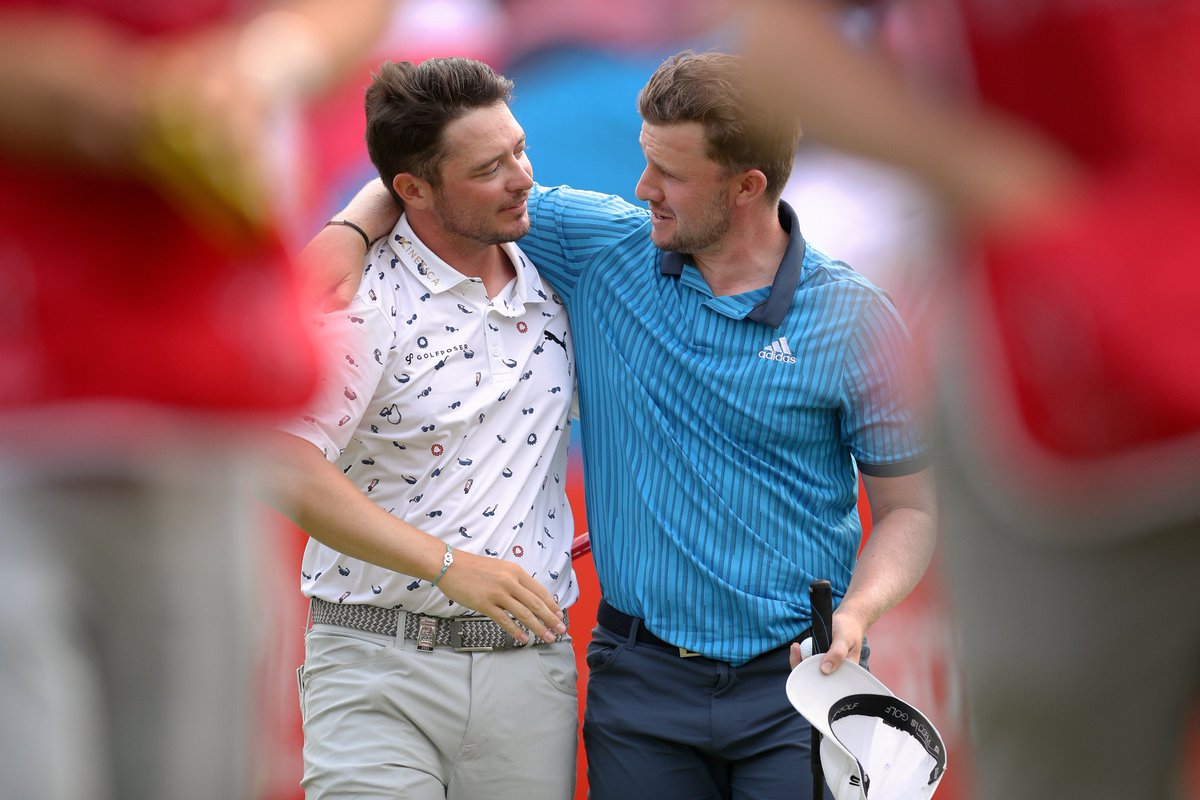 DPWorldTour's tweet image. Friends first 🤝

#WorldInvitational