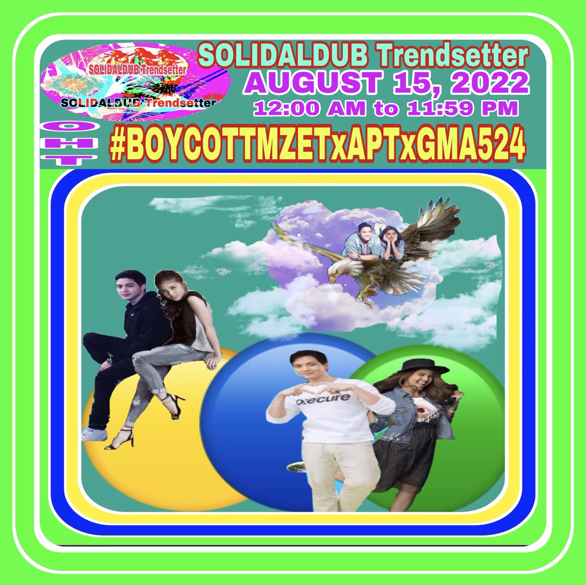 Even with d tremendous obstacles faced, TBADN will continue d fight til everyone involved in d zarsuela acknowledges d TRUTH about ALDUB &amp; ALDUBNATION. We r a FANDOM - a FANMILY that vows 2 support, love &amp; protect ALDUB.
#BOYCOTTMZETxAPTxGMA524