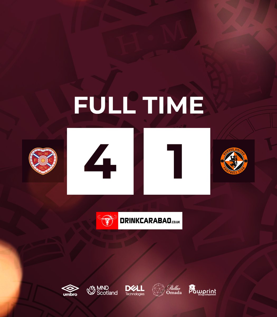 A win and three points for the Jambos, who maintain the unbeaten start to the season!

Next stop: 🇨🇭

📲 drinkcarabao.co.uk