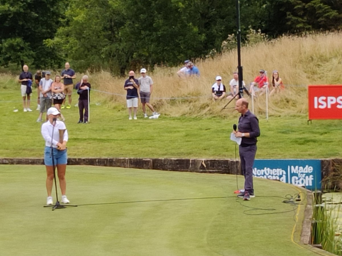 FuscoTV's tweet photo. Winners of the @World_Inv_Golf "life changing event" Congratulations @DPWorldTour NI #madeforgolf https://t.co/cBfVzsiTEY