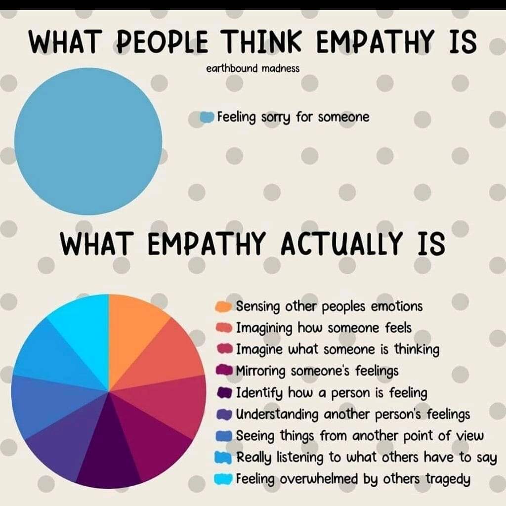 Empathy is so important and must be modeled and taught. 🙌 📷 Earthbound Madness