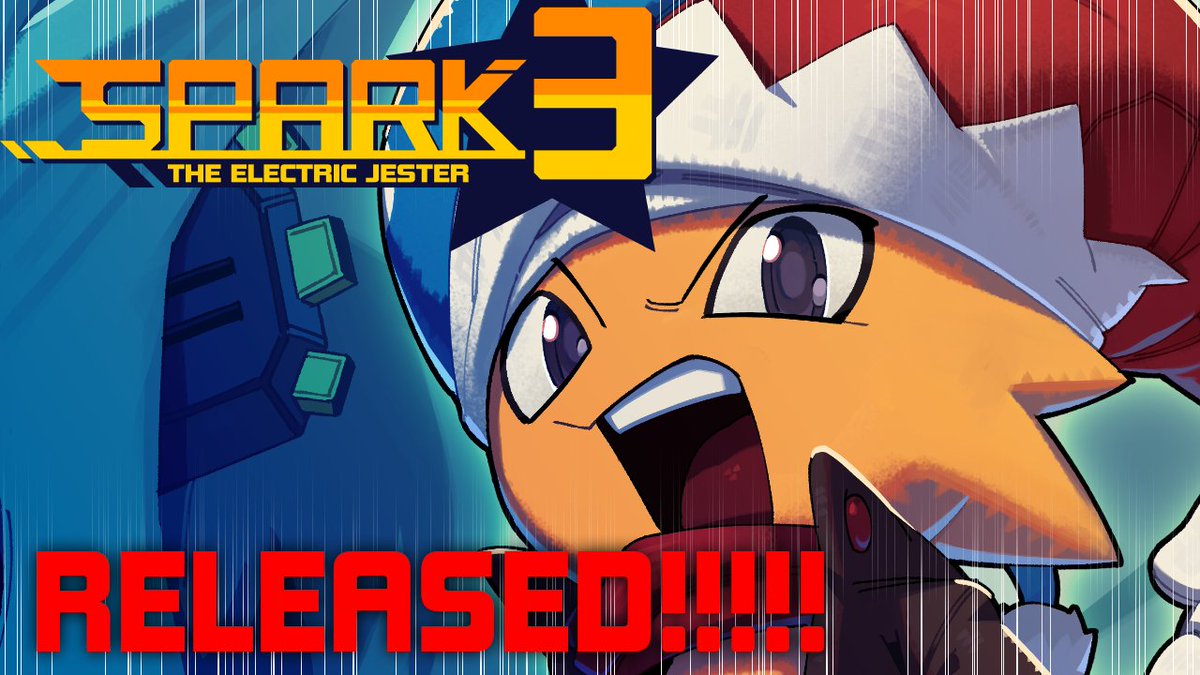 Spark the Electric Jester 3 is OUT on steam! store.steampowered.com/app/1629530/Sp…

Spread the word around, don't let this go unnoticed! ⚡️⚡️⚡️