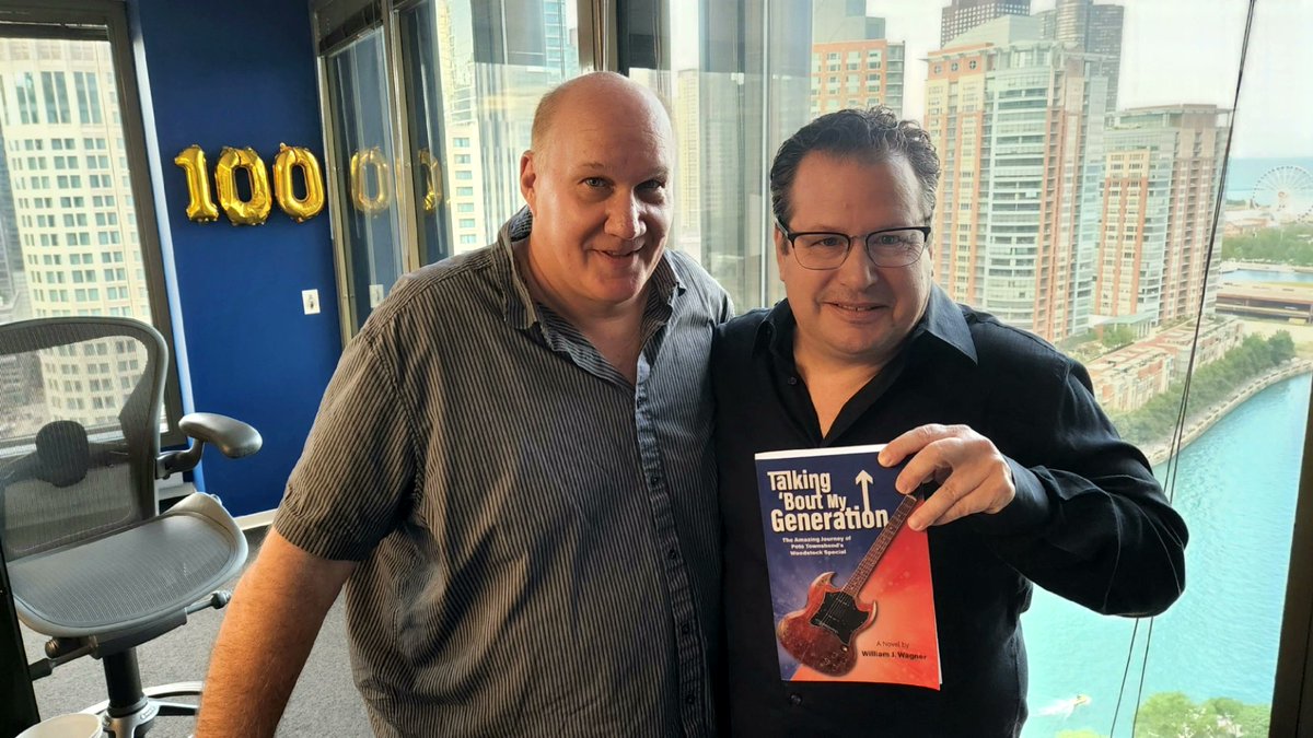 Learn about William Wagner's upcoming novel, "Talking 'Bout My Generation: The Amazing Journey of Pete Townshend's Woodstock Special," by listening to this interview he recently did on <a href="/WGNRadio/">WGN Radio 720</a>.
wgnradio.com/pinch-hitters/…

#NewBook #fiction #TheWho #Woodstock