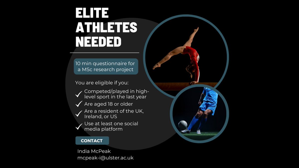 indiamcpeak's tweet photo. 🚨Calling all elite athletes!🚨 Please help me out with my MSc in Sports Nutrition research project and take 10 mins to fill out this questionnaire: https://t.co/DPrLre6a5J Thank you! https://t.co/NA65V0yCAA