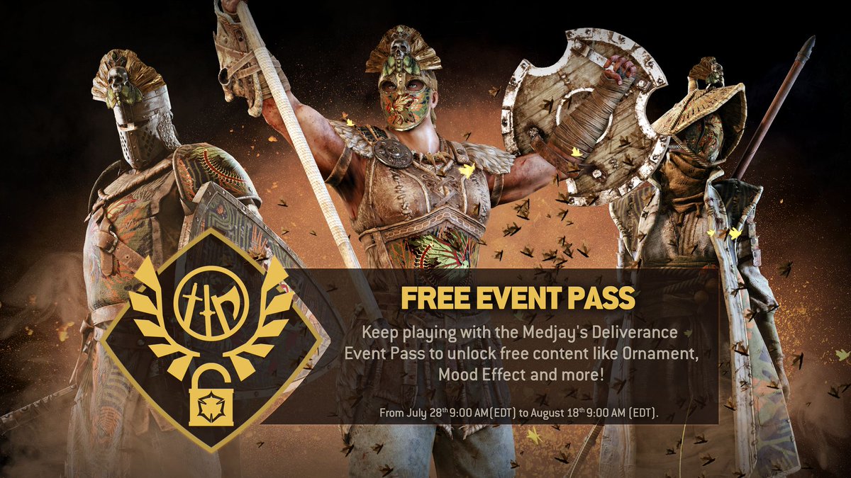 Did someone say free stuff? 👀 

The ongoing free event pass will net you new content to add to your collection. Jump in game now - this pass ends on August 18th! 📅