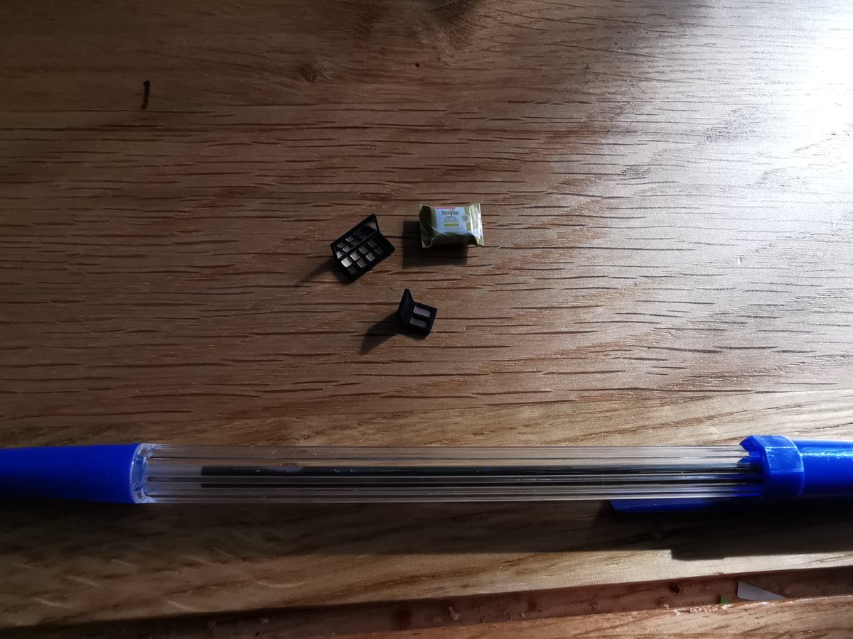 After watching some dolls house videos I'm feeling reinvigorated about my miniature world! Bought these a few weeks ago... No idea where they're going!