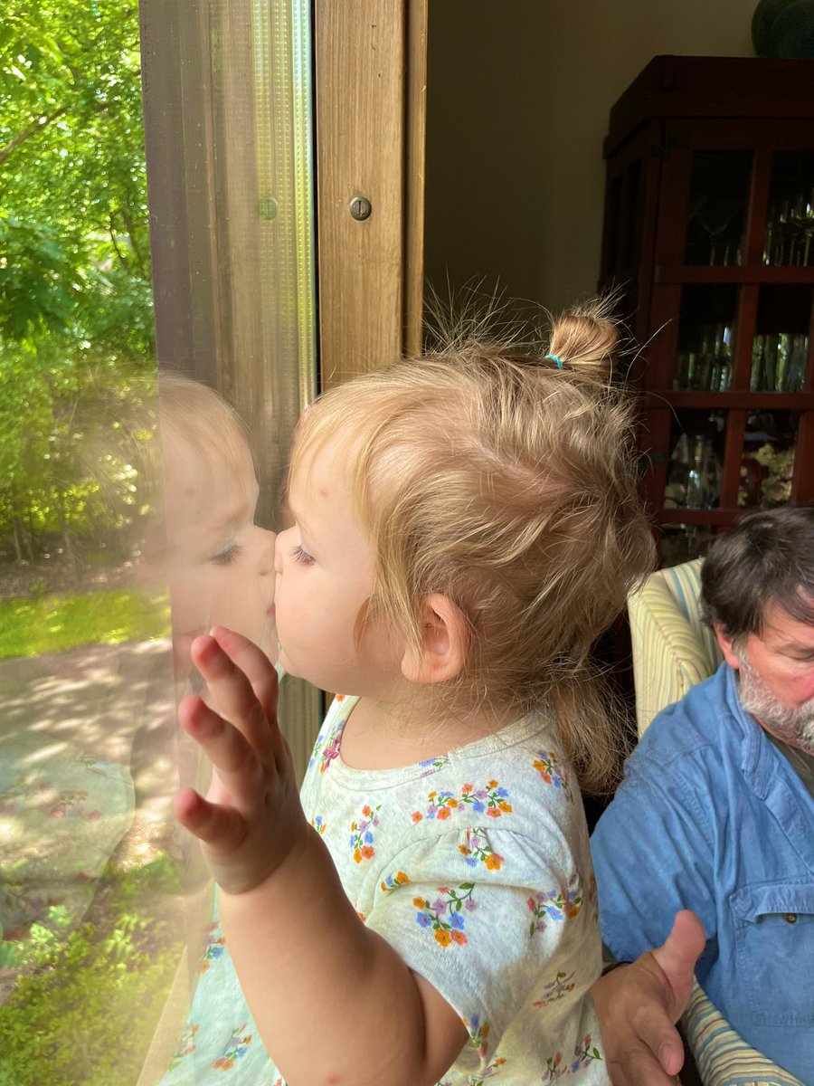 LauraJane6090's tweet photo. happy lil bird watcher https://t.co/W0yMviC7ba
