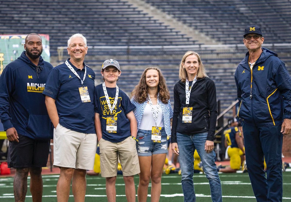 umichathlead's tweet photo. Team IMPACT 🤝 Noah 🤝 Michigan Football
Let’s gooooooo!!!
#LetsGoDo #BeTheIMPACT #GoBlue〽️ https://t.co/CU8UW75XCh