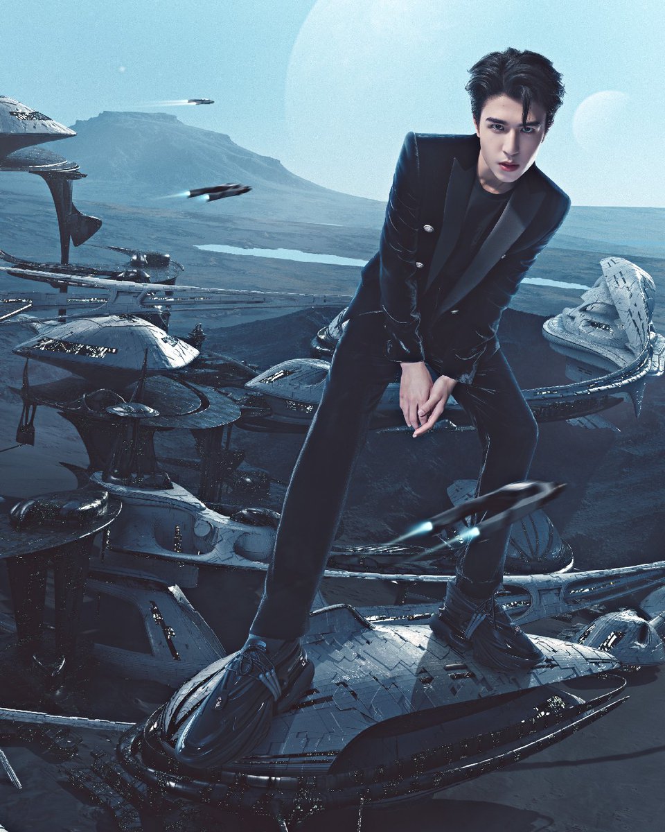 WELCOME TO WONDERLAND 💫  
For the latest edition of Wonderland China, the #BALMAINUNICORN and its futuristic design take center stage, inspiring a glittering new realm between digital and physical, starring INTO1-Mika, INTO1-Bo Yuan, &amp;INTO1-Patrick. #BALMAINPF22