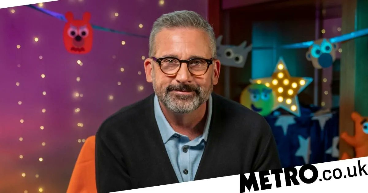 GratisFreebieUK's tweet photo. 😱 Steve Carell fails to say CBeebies correctly! 
https://t.co/sxp0ysryRV https://t.co/cNptdOLUum