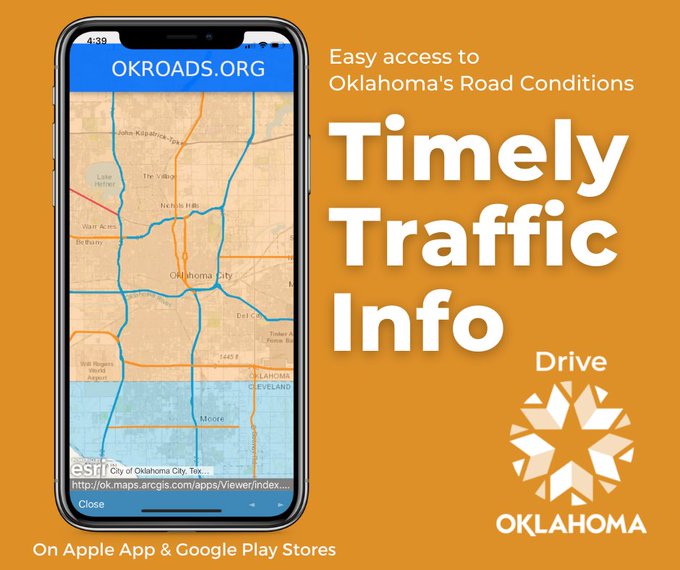 Oklahoma Road Closures Map Odot Home