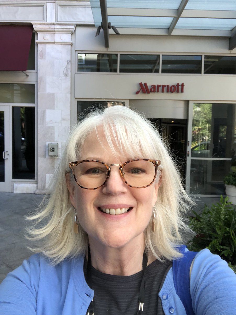 Checking out of the conference center for #hippocamp22. What a kind, generous, talented group of writers. I am so honored to be here. See you next year!