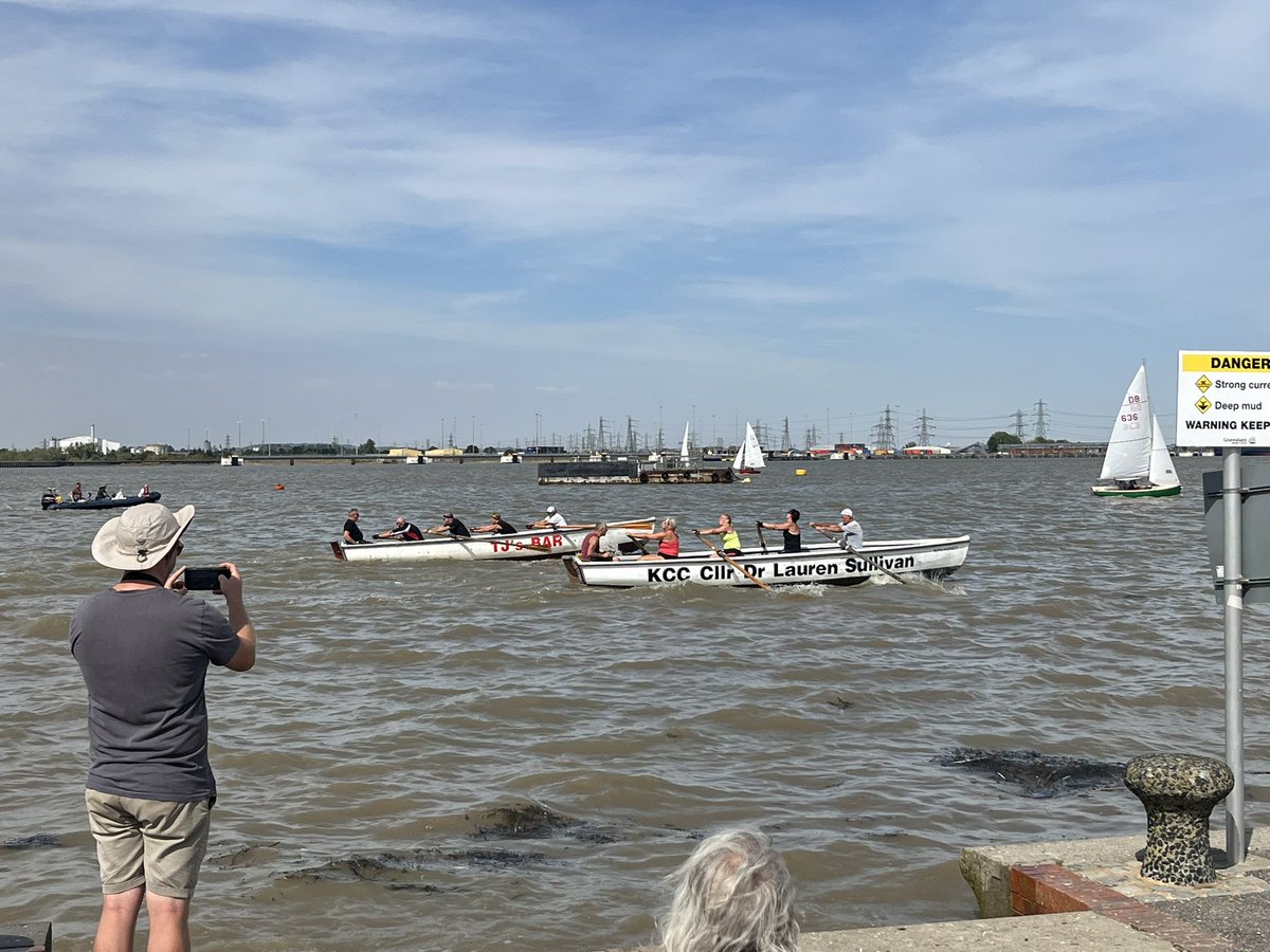 shanemochriecox's tweet image. Great to have seen some of the second and final day of the 176th @gravesendregat at the Prom today with more races. Well done to the committee and teams and the partnership with @GravesendSC and @GravesendRowers for an excellent celebration of the river.