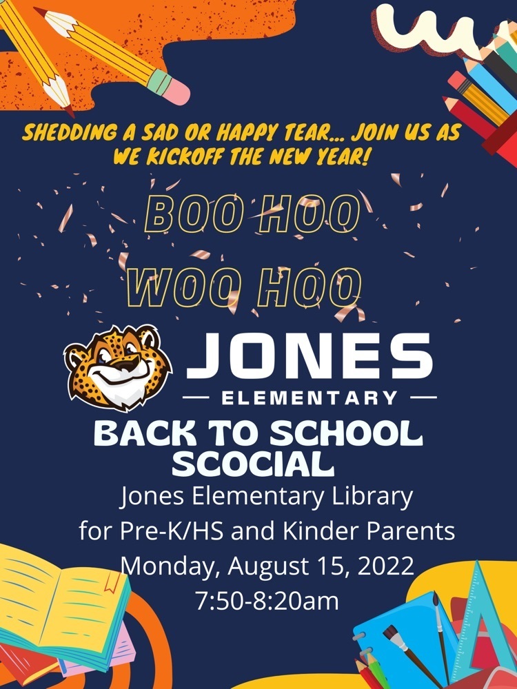 Have no tears or fears our Jaguars Staff  is ready to take care of our new Lil’ Jaggies all year! We look forward to socializing with our Pre-K, Head Start, &amp; Kinder Parents to kick off all the greatness this year has to come! 
#WeAreJones
#KEYStoTheFuture 
<a href="/TylerISD/">Tyler ISD 🏛</a> <a href="/ClassyCrain/">Dr. NaTasha Crain</a>
